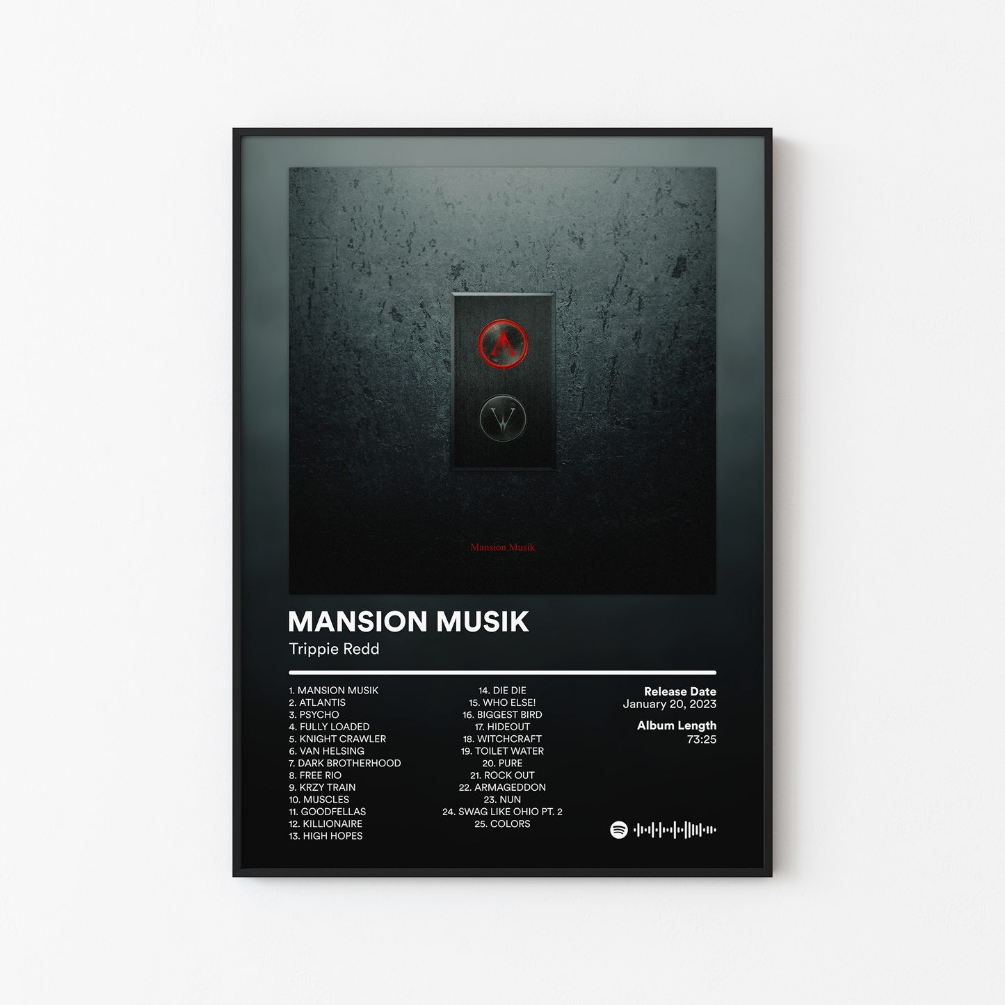 Trippie Redd MANSION MUSIK Poster