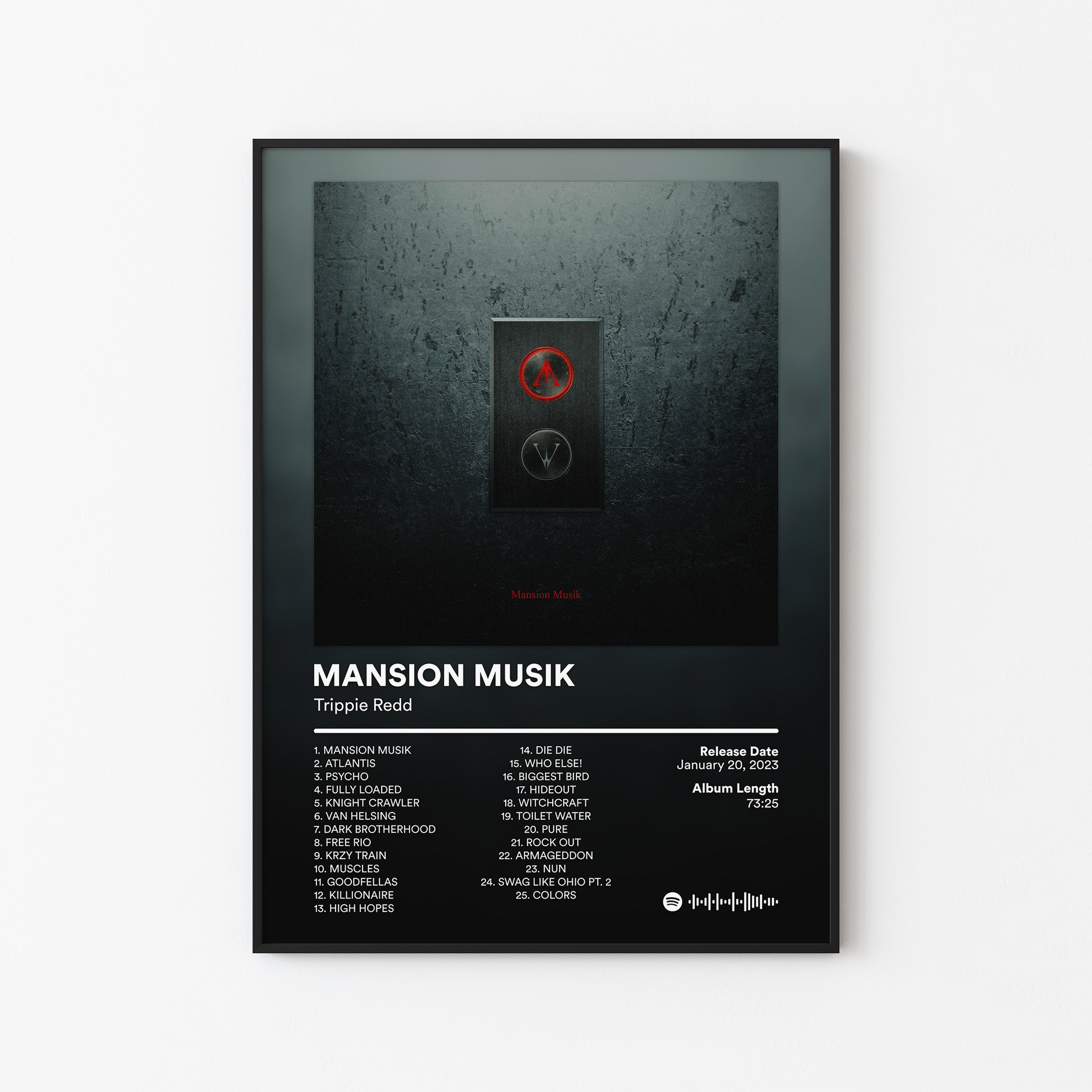 Trippie Redd MANSION MUSIK Poster