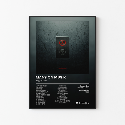 Trippie Redd MANSION MUSIK Poster