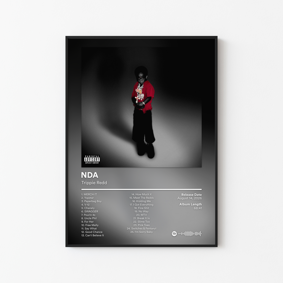 Trippie Redd NDA Album Poster