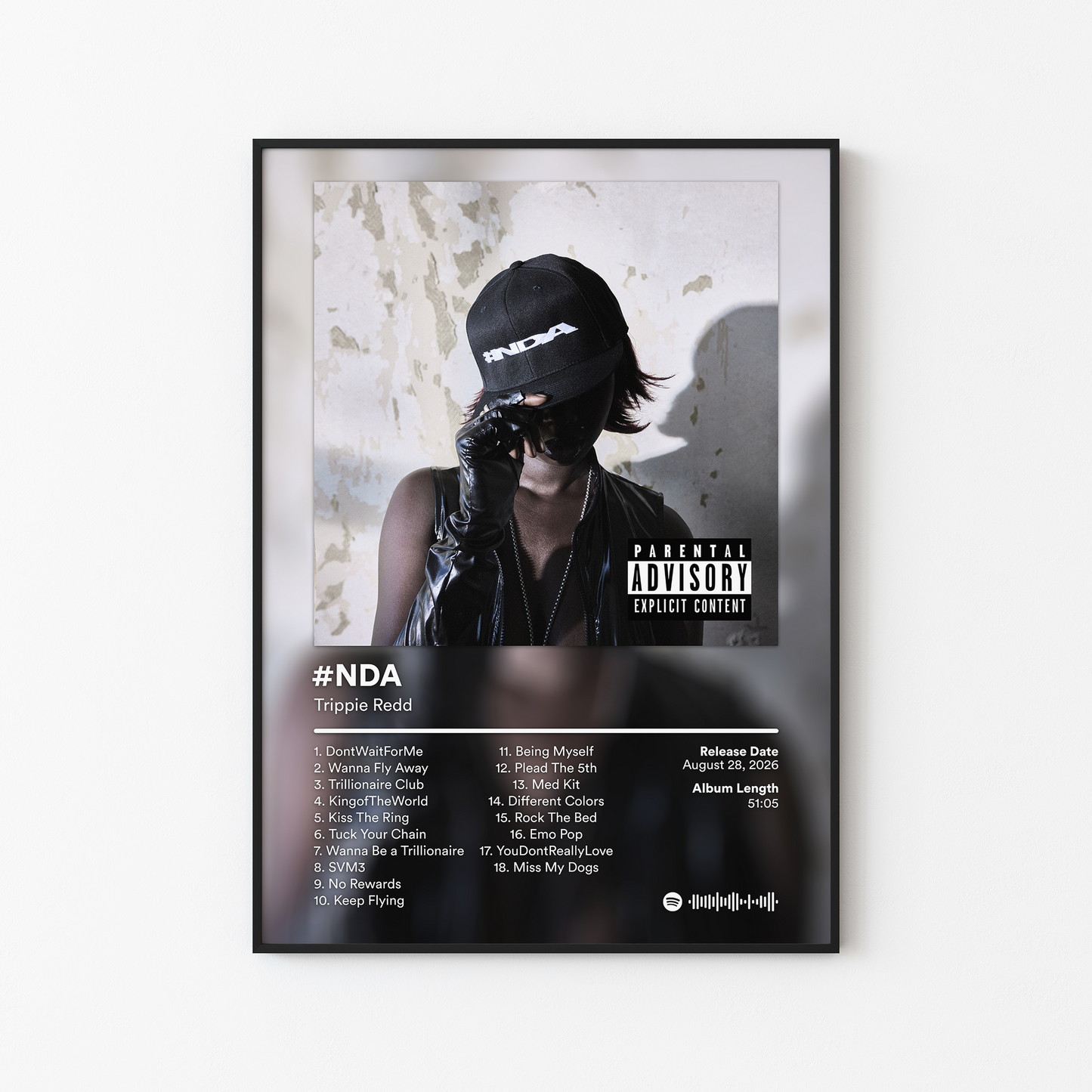 Trippie Redd NDA Album Poster