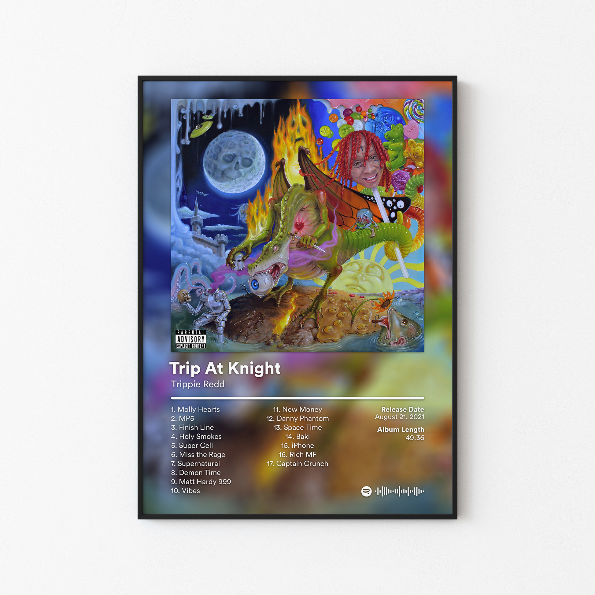 Trippie Redd Trip At Knight Poster