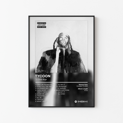 Ty Dolla Sign TYCOON Album Poster