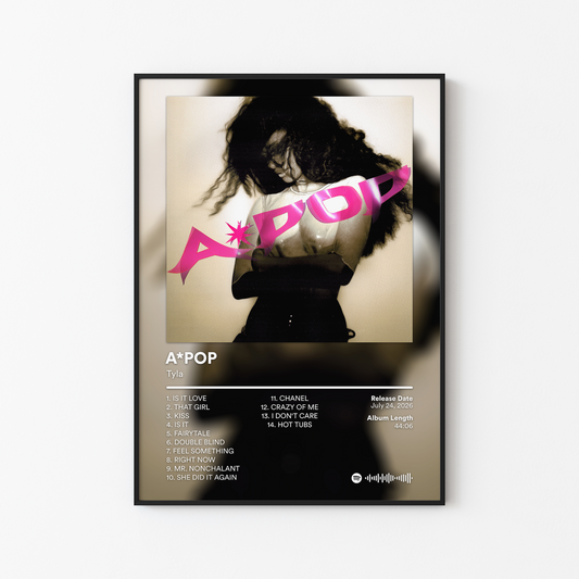 Tyla APOP Album Poster