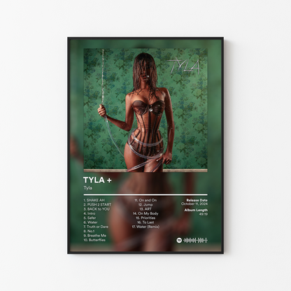 Tyla TYLA PLUS Album Poster