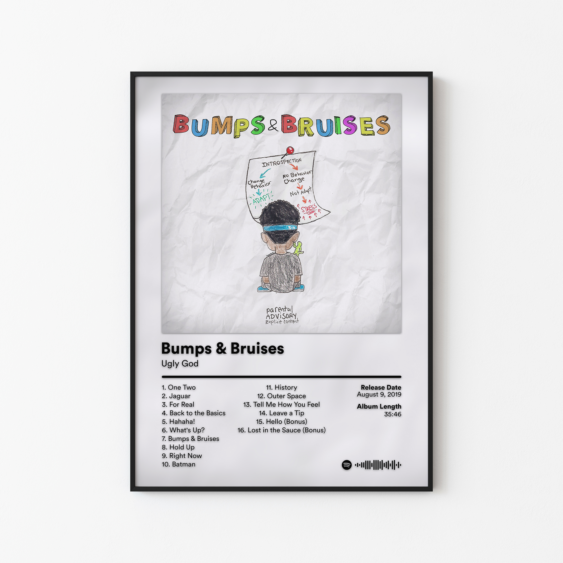 Ugly God Bumps and Bruises Album Poster