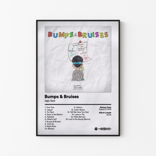 Ugly God Bumps and Bruises Album Poster