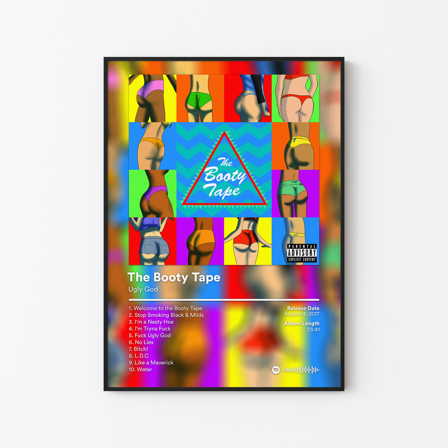 Ugly God The Booty Tape Album Poster