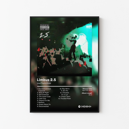 UnoTheActivist Limbus 2.5 Album Poster
