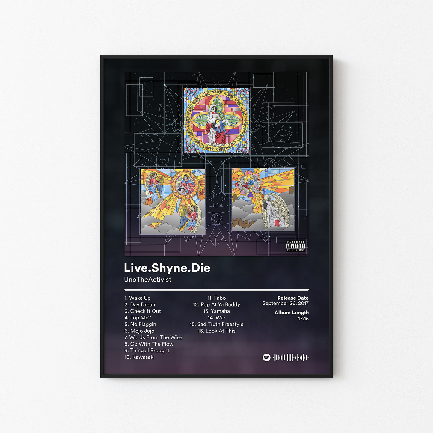 UnoTheActivist Live Shyne Die Album Poster