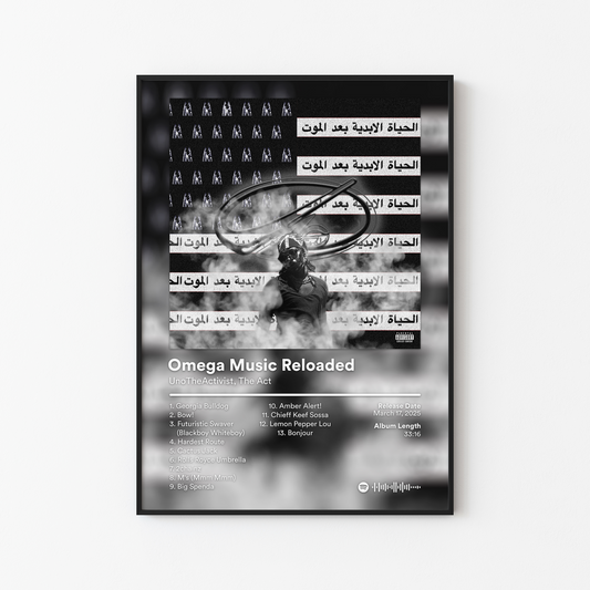 UnoTheActivist Omega Music Reloaded Album Poster
