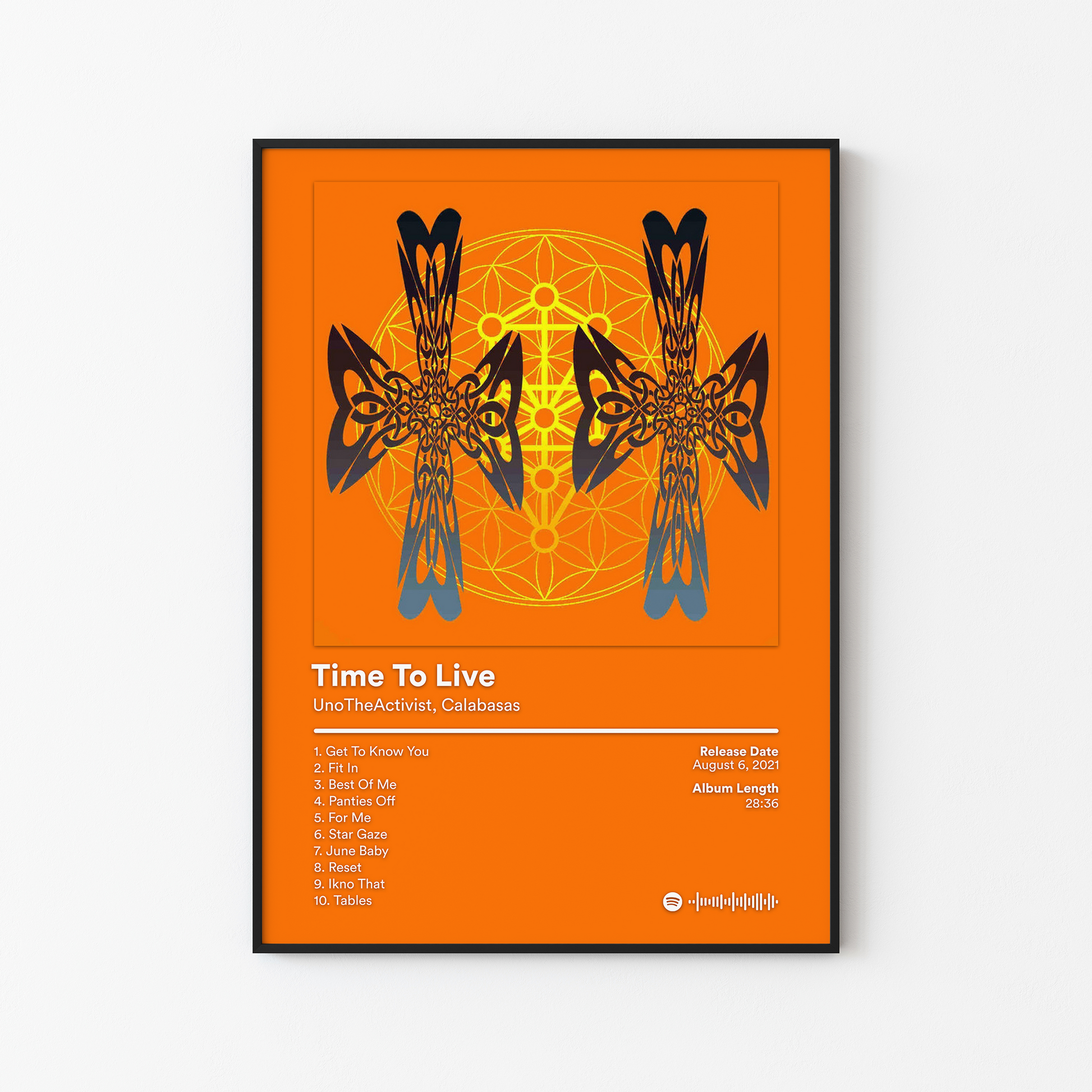 UnoTheActivist Time To Live Album Poster