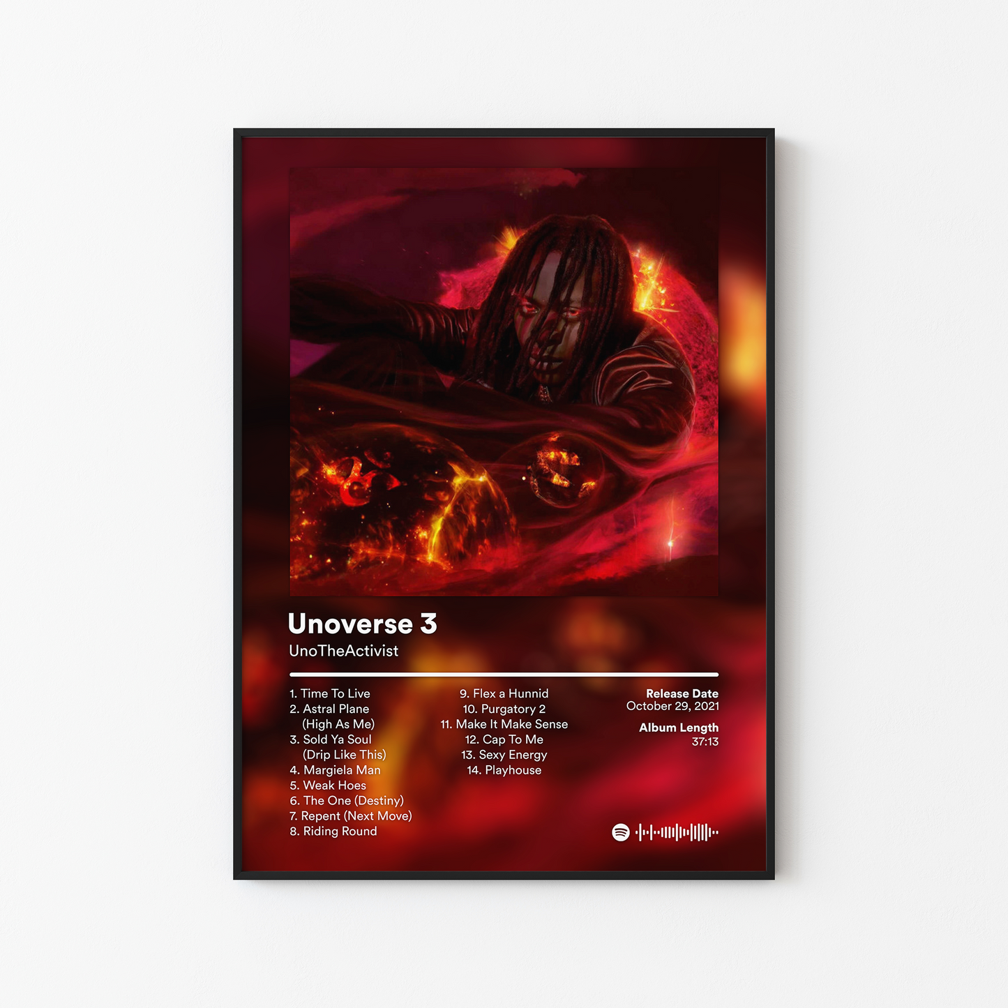 UnoTheActivist Unoverse 3 Album Poster