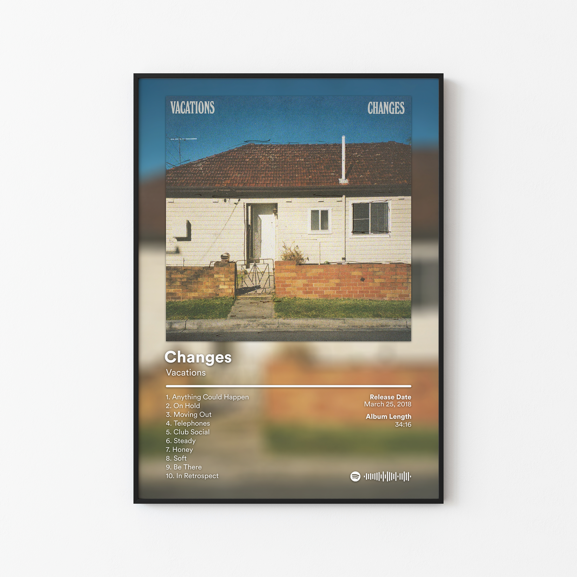 Vacations Changes Album Poster