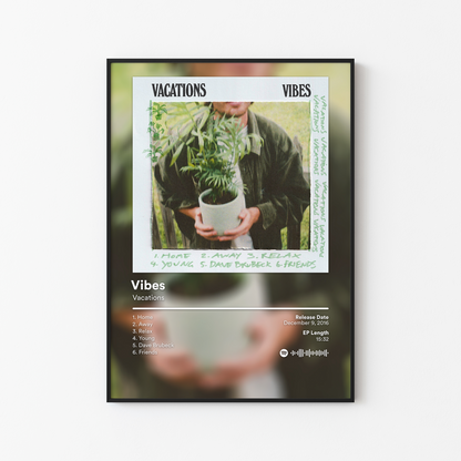 Vacations Vibes Album Poster