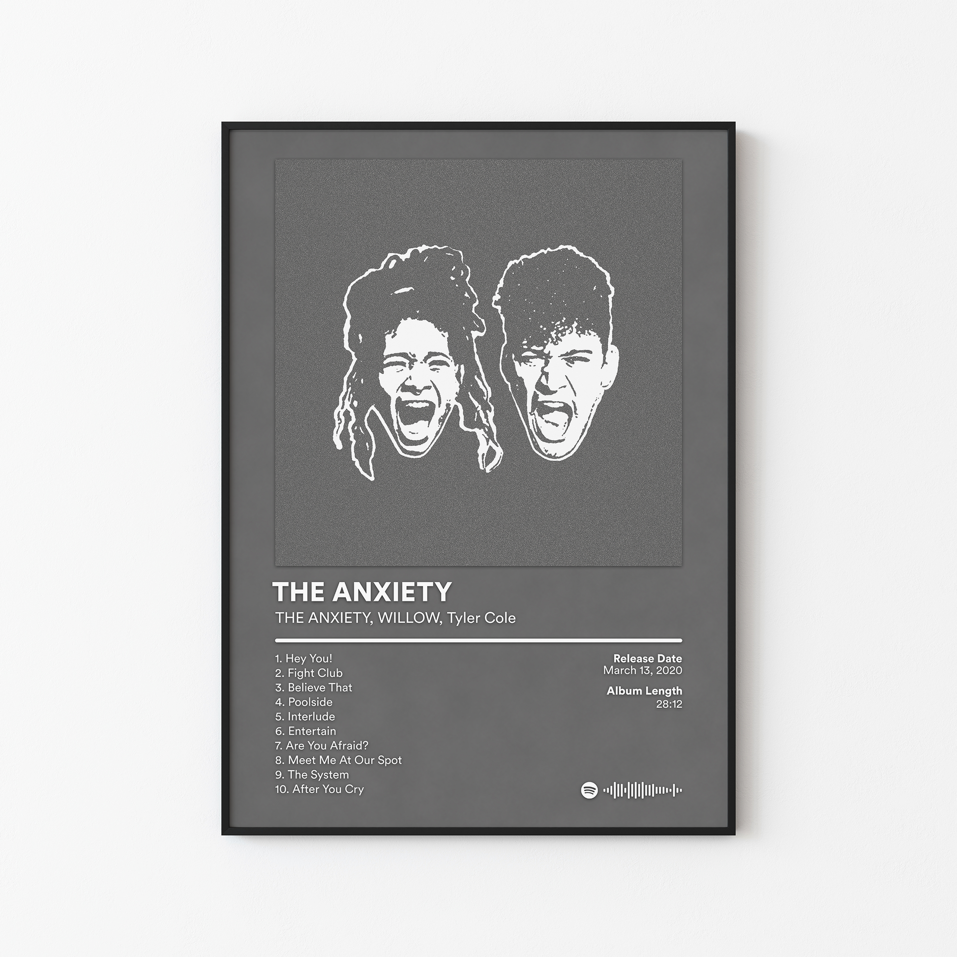 WILLOW THE ANXIETY Album Poster