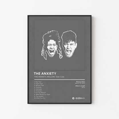 WILLOW THE ANXIETY Album Poster