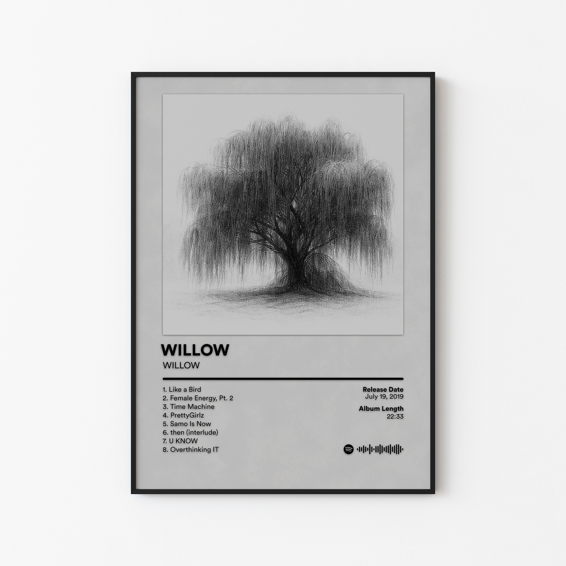 WILLOW Self Titled Album Poster