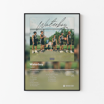 Camo Waterboy Album Poster