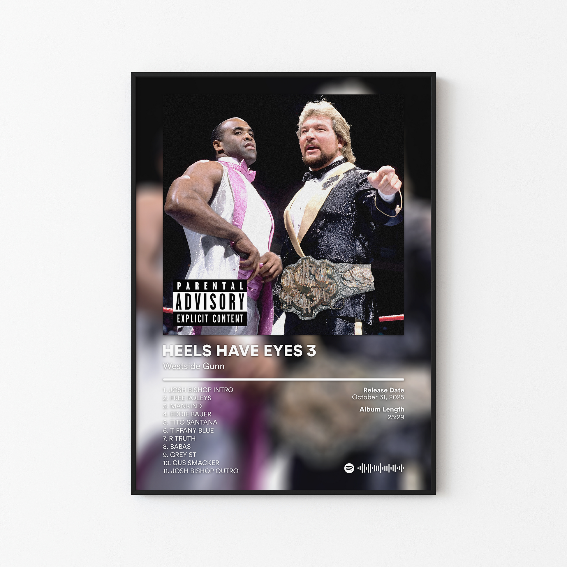 Westside Gunn HEELS HAVE EYES 3 Album Poster