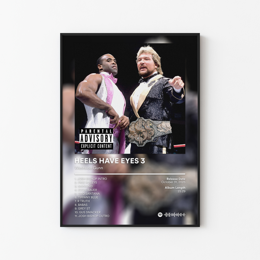 Westside Gunn HEELS HAVE EYES 3 Album Poster