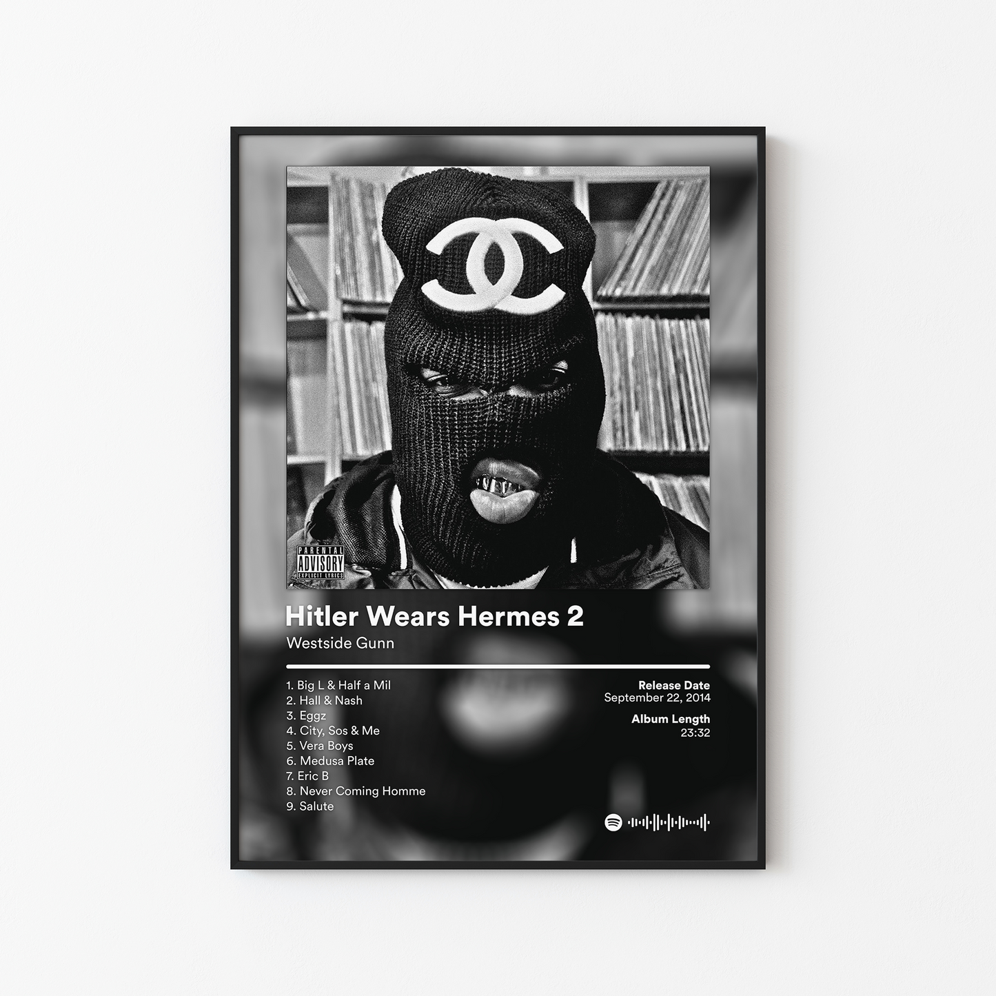 Westside Gunn Hitler Wears Hermes 2 Album Poster