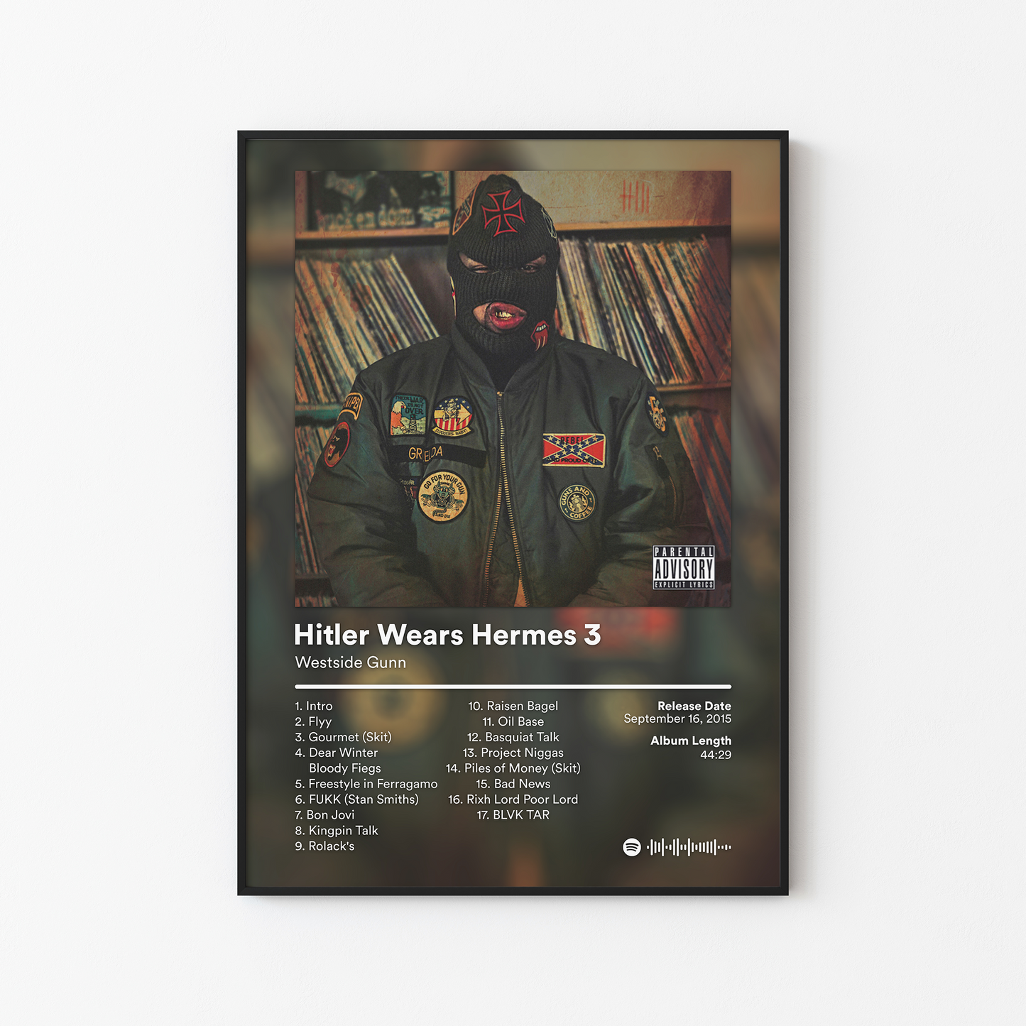 Westside Gunn Hitler Wears Hermes 3 Album Poster