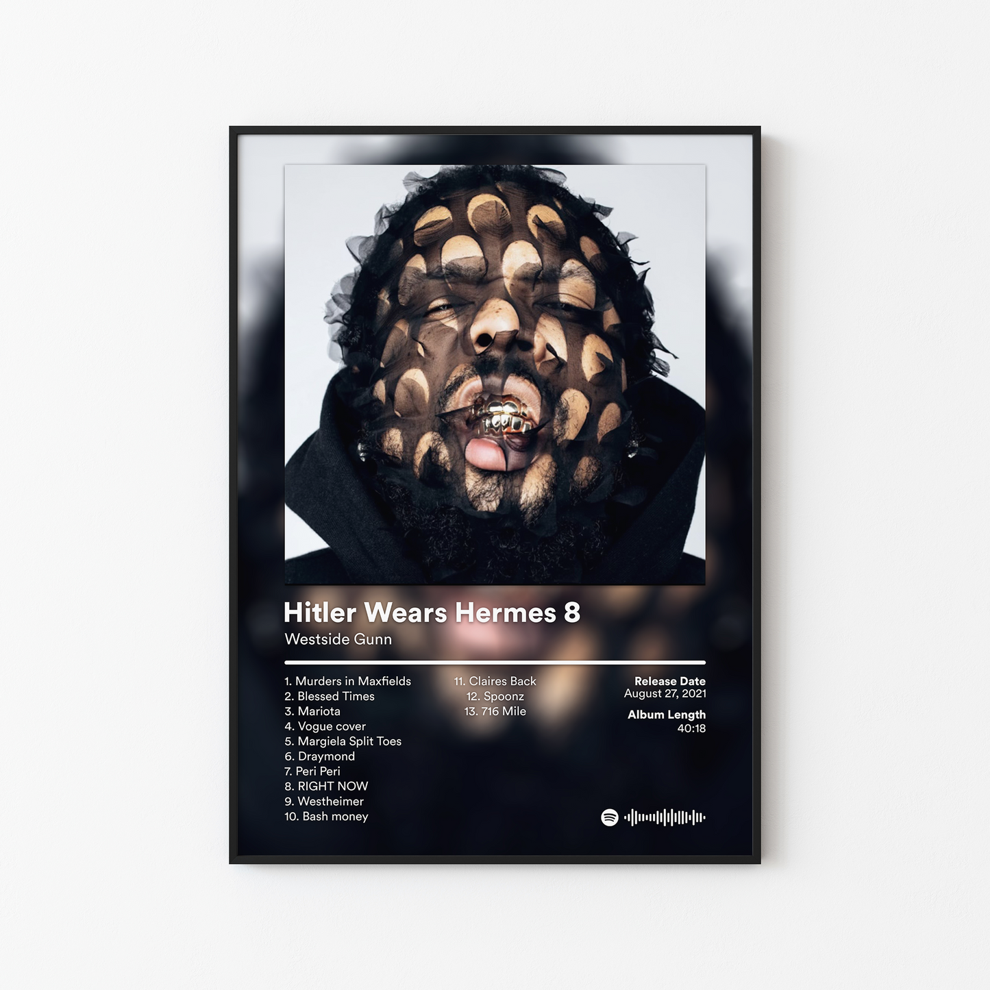 Westside Gunn Hitler Wears Hermes 8 Album Poster