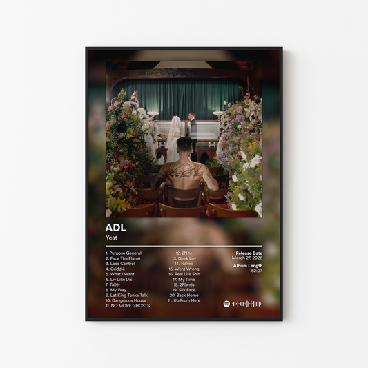 Yeat ADL Album Poster