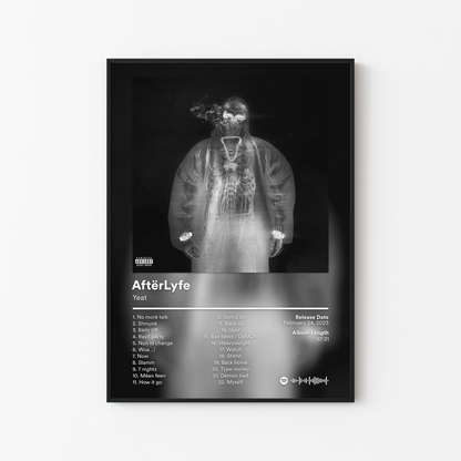 Yeat AfterLyfe Album Poster