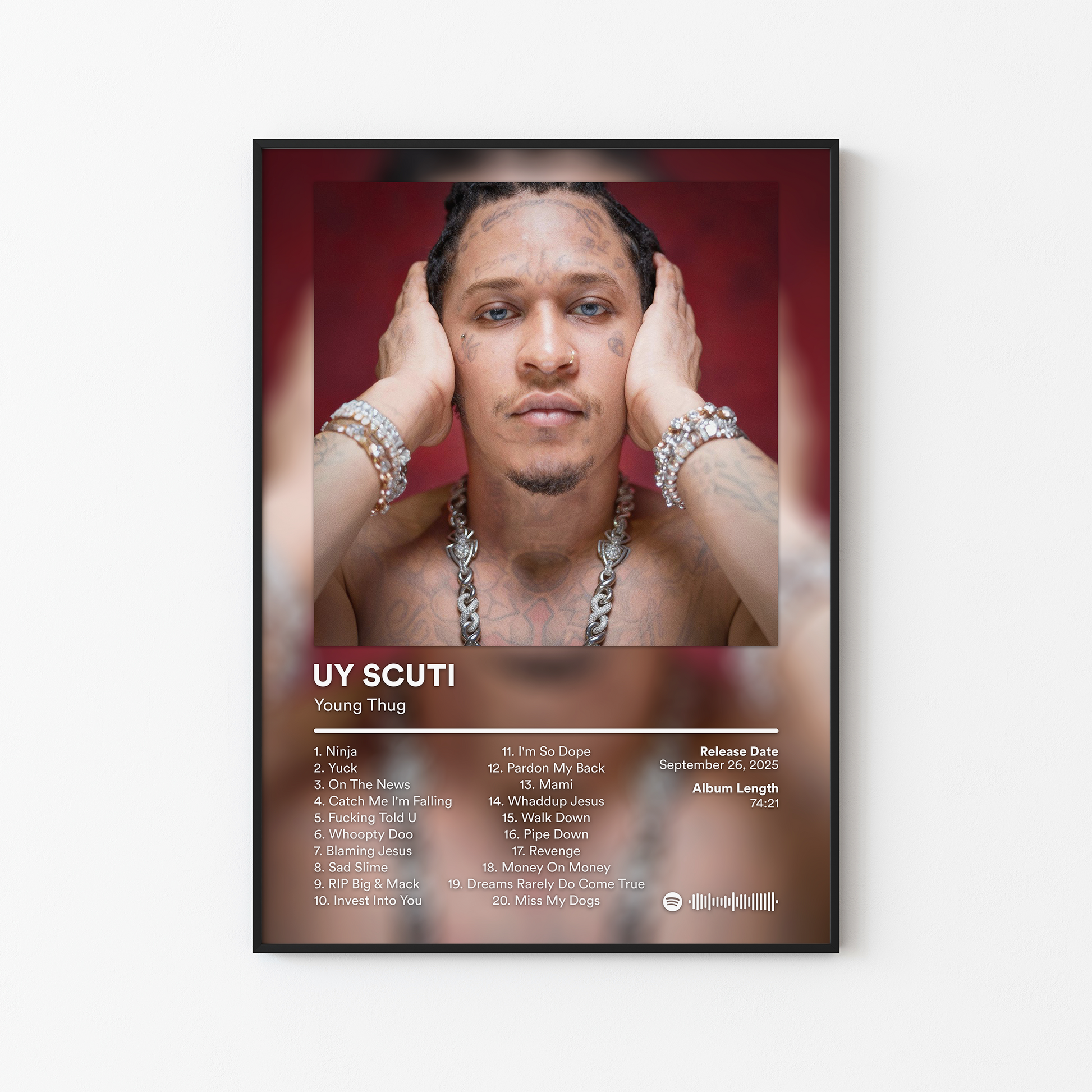 Young Thug UY SCUTI Album Poster