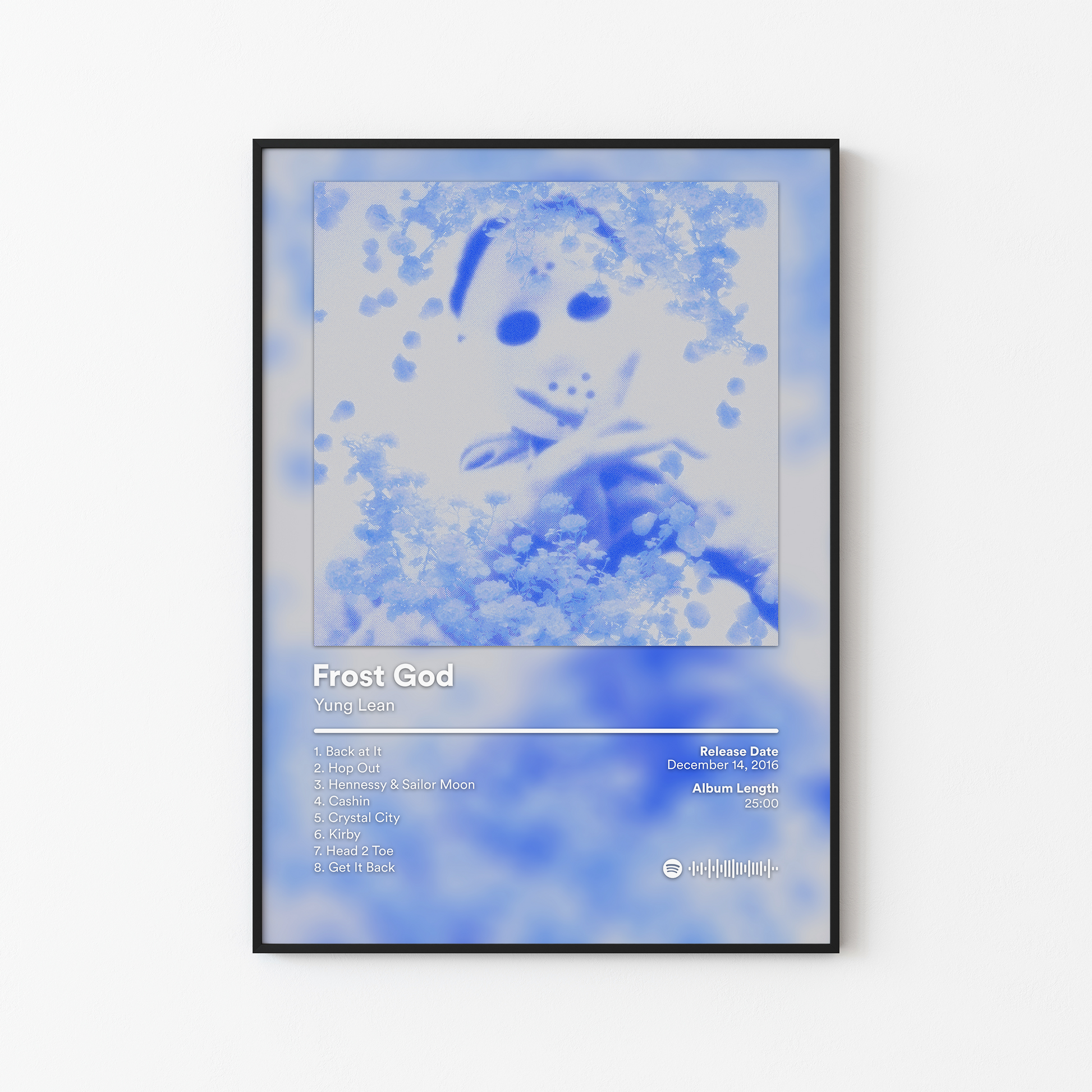 Yung Lean Frost God Album Poster