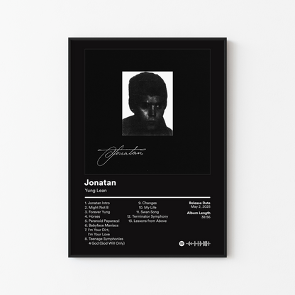 Yung Lean Jonatan Album Poster