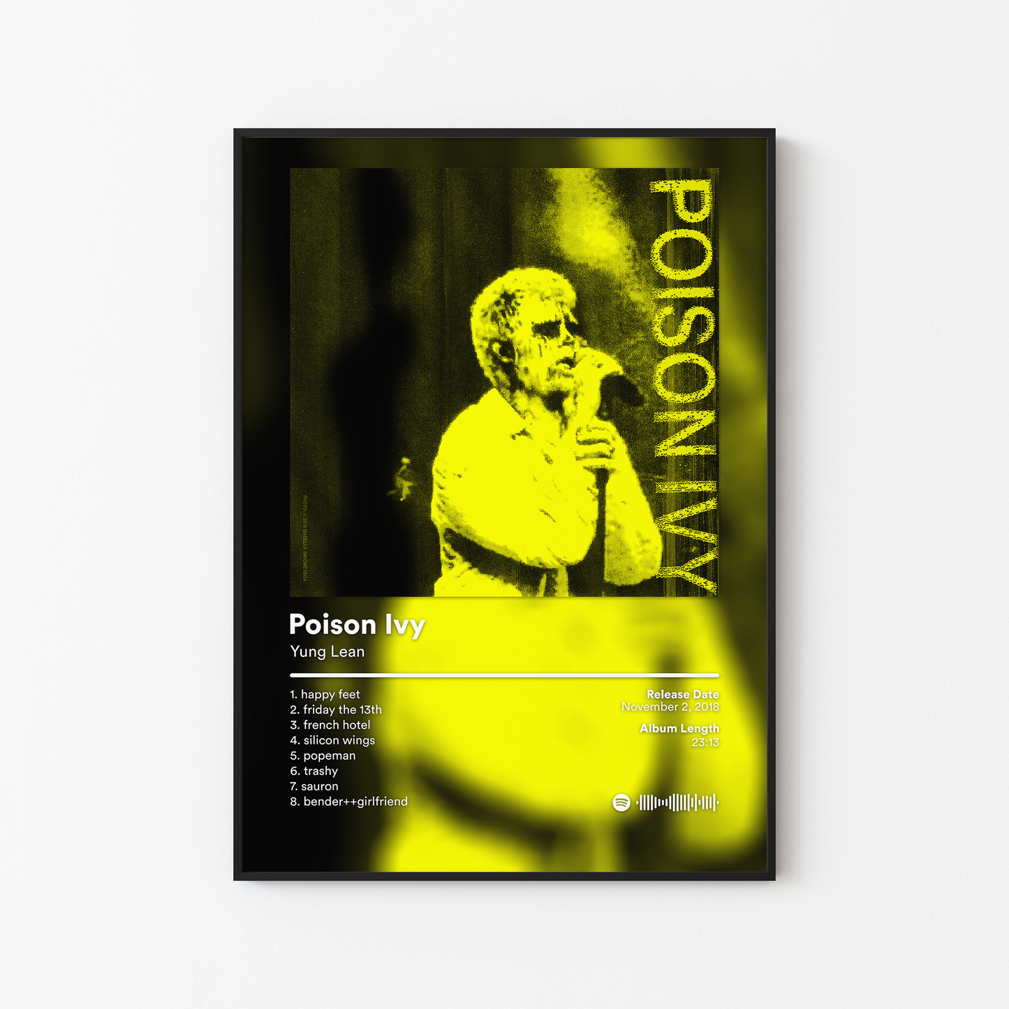 Yung Lean Poison Ivy Album Poster