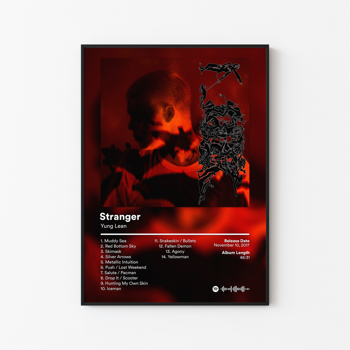 Yung Lean Stranger Album Poster