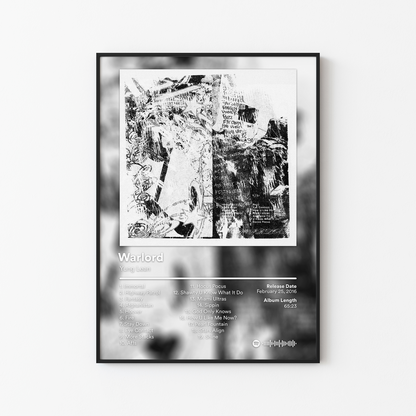Yung Lean Warlord Album Poster