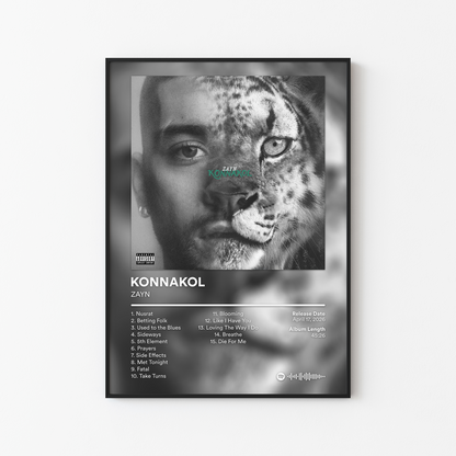 ZAYN KONNAKOL Album Poster