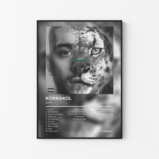 ZAYN KONNAKOL Album Poster