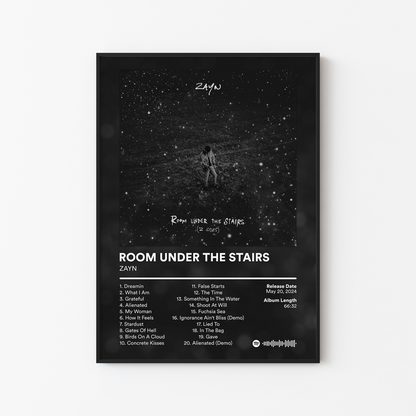 ZAYN ROOM UNDER THE STAIRS Album Poster