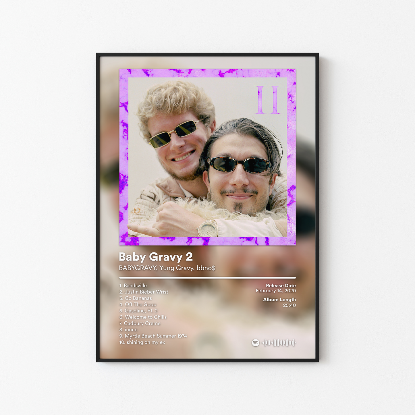 bbno$ Baby Gravy 2 Album Poster