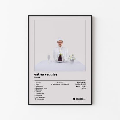 bbno$ eat ya veggies Album Poster