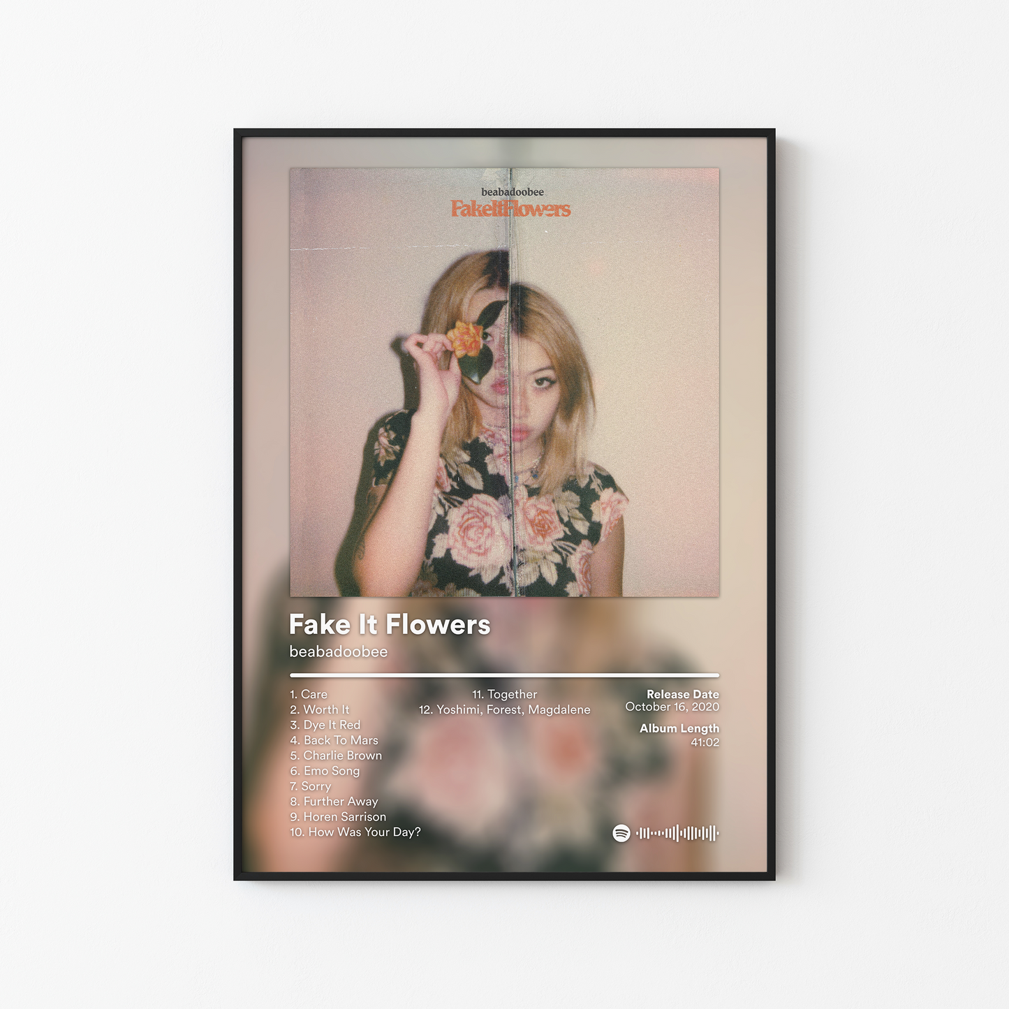 beabadoobee Fake It Flowers Album Poster