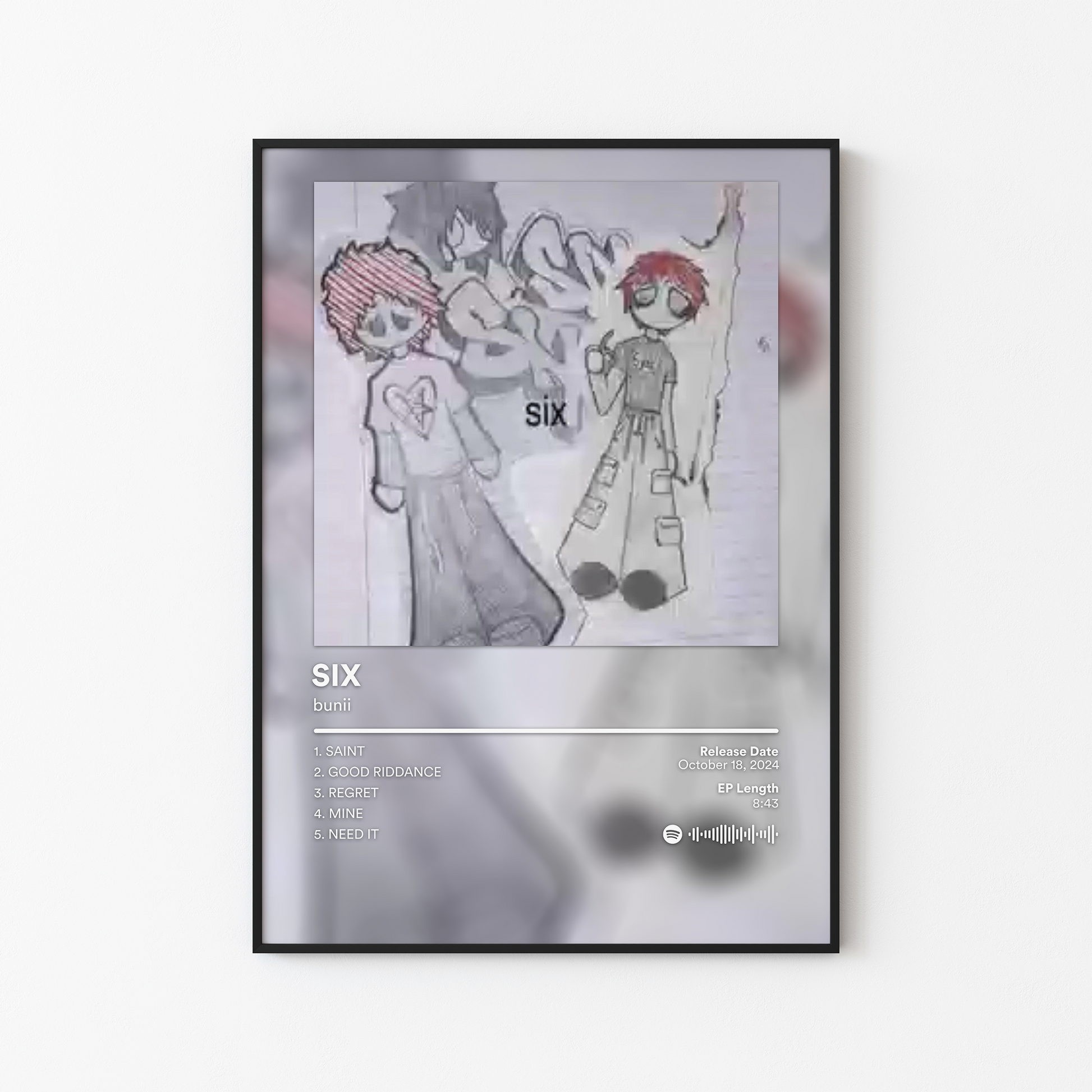 bunii SIX Album Poster