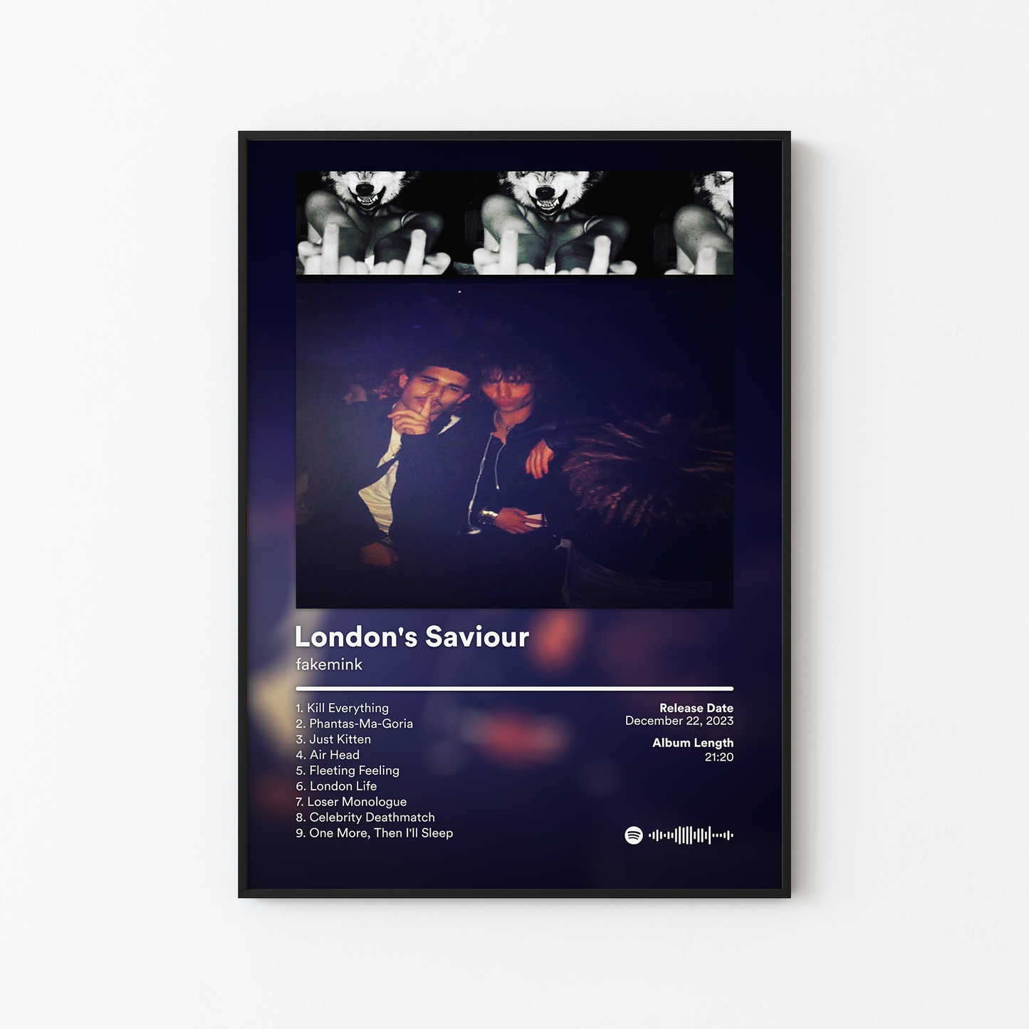 fakemink Londons Saviour Album Poster