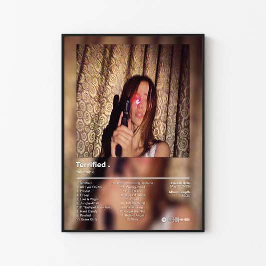 fakemink Terrified Album Poster