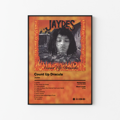 jaydes Count Up Dracula Album Poster