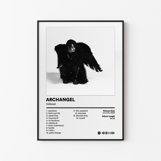 midwxst ARCHANGEL Album Poster