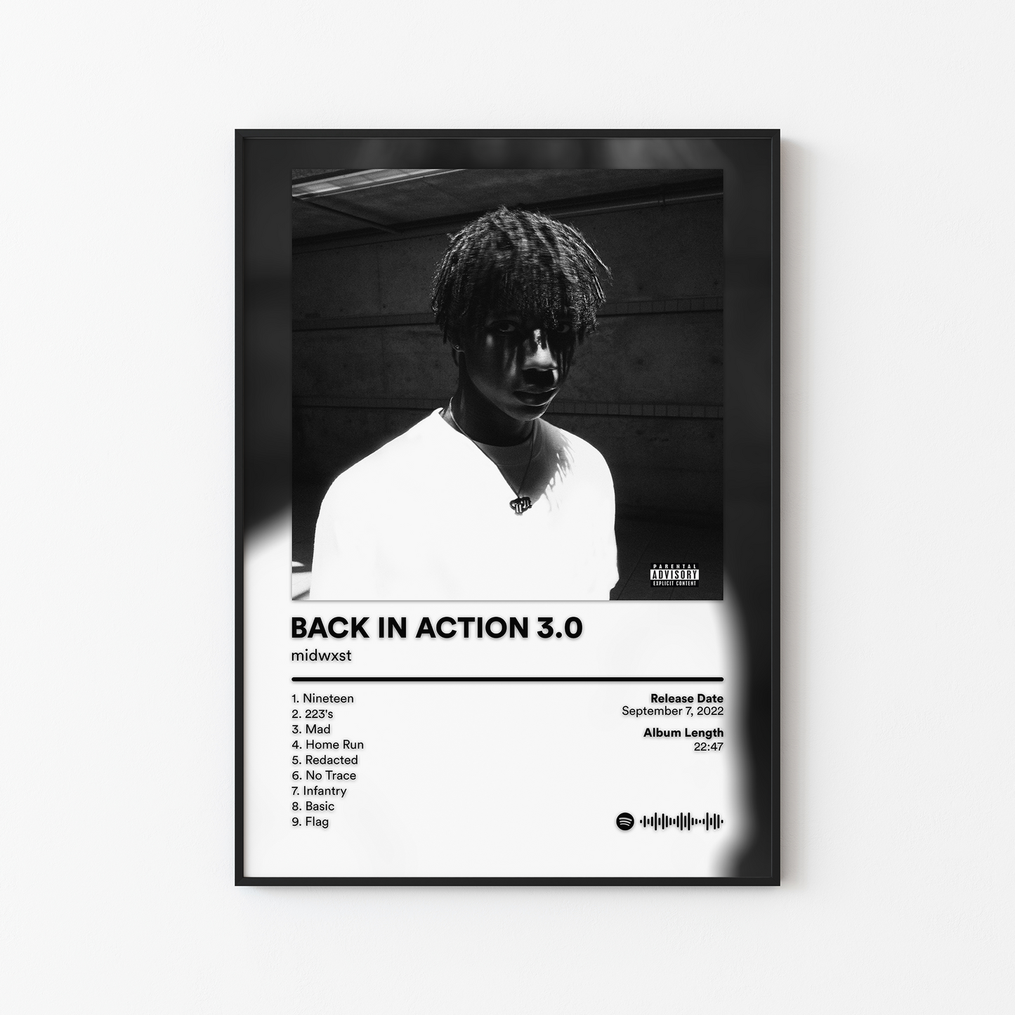 midwxst BACK IN ACTION 3.0 Album Poster