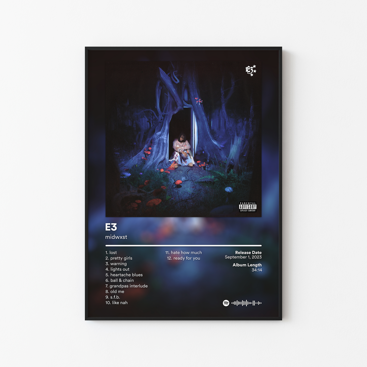 midwxst E3 Album Poster
