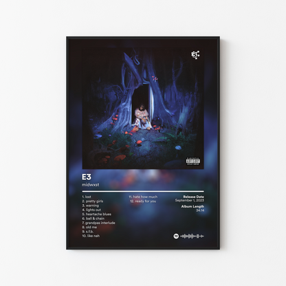 midwxst E3 Album Poster